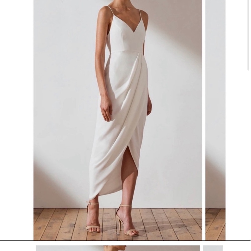 Shona Joy // Core Cocktail Dress Ivory🌛